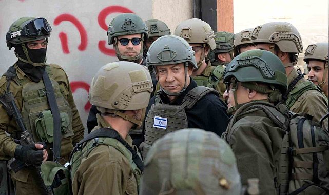 Netanyahu, Gazze'nin kuzeyindeki İsrail askerlerini ziyaret etti