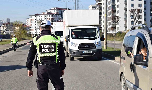 Ordu'da bir haftada 13 bine yakın araç denetlendi