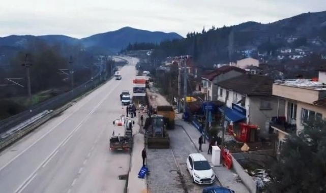 Orhangazi Mahallesinde doğalgaz çalışmaları başladı