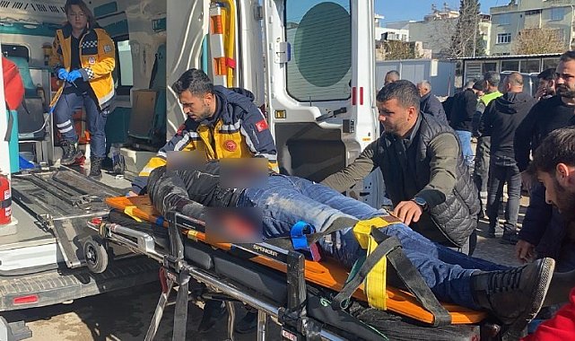 Otomobille motosiklet çarpıştı: 1 ağır yaralı