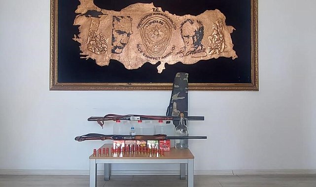 Polis ekiplerinden kaçak alkollü içecek operasyonu