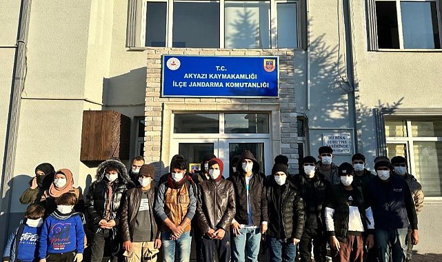 Sakarya'da 31 kaçak göçmen yakalandı