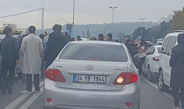 Sarıyer'de kadınların park yeri kavgası kamerada