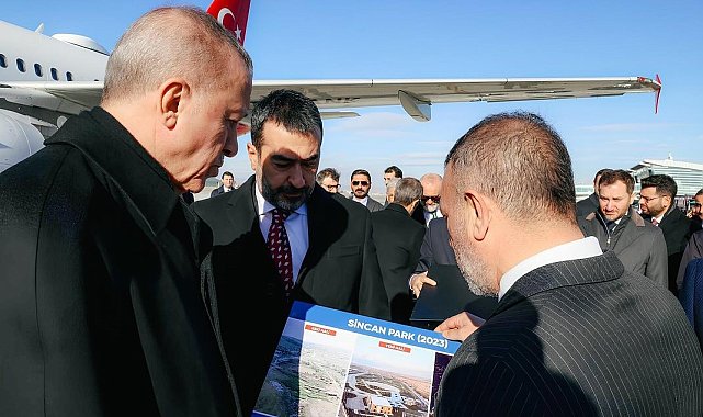 Sincan Belediye Başkanı Ercan, projelerini Cumhurbaşkanı Erdoğan'a anlattı