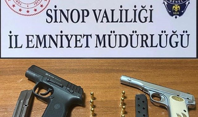 Sinop'ta genel güvenliği bozan şahıslar yakalandı