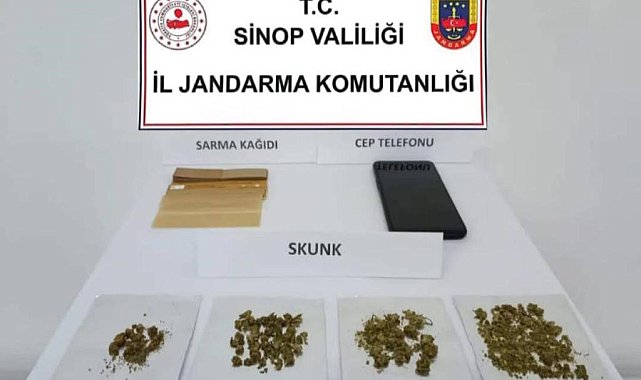 Sinop'ta uyuşturucu operasyonu: 1 gözaltı