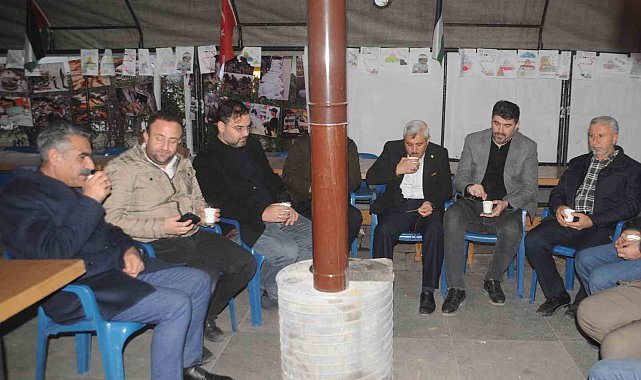 Şırnak'ta Filistin'e destek devam ediyor
