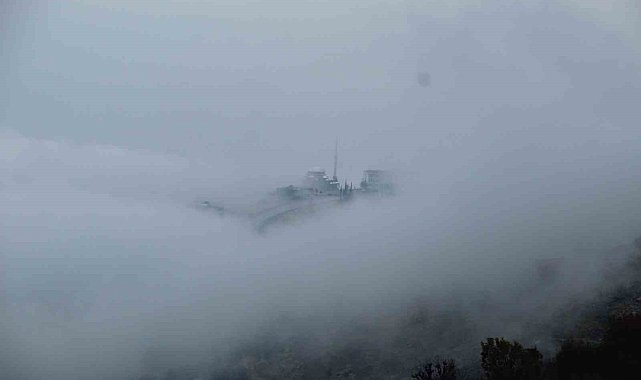 Şırnak'ta sis kartpostallık görüntüler oluşturdu