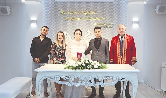 Sungurlu'da 2023 yılında 270 çift evlendi