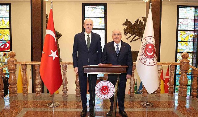 TBMM Başkanı Kurtulmuş'tan Bakan Güler'e taziye ziyareti