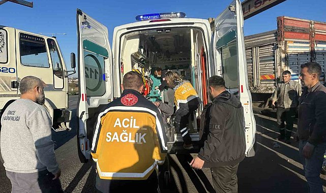 Tekirdağ'da trafik kazası: 1 yaralı