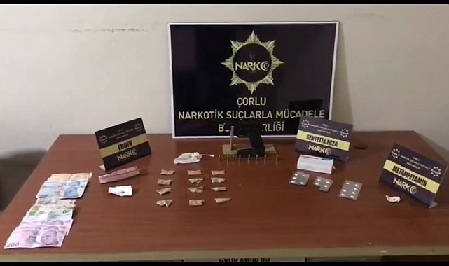 Tekirdağ'da uyuşturucu operasyonunda 4 kişi tutuklandı