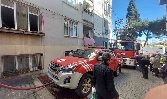 Tekirdağ'da yangın: 1 çocuk hastaneye kaldırıldı