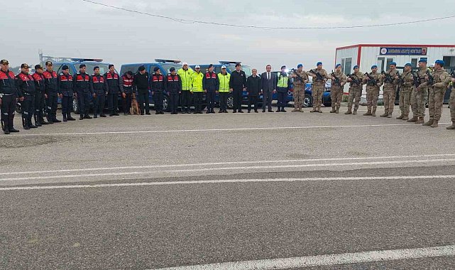 Tekirdağ'da yılbaşında emniyet ve jandarma görevi başında