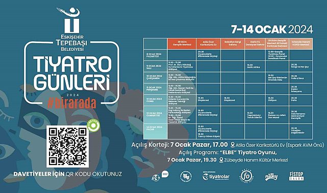 Tiyatro günleri Tepebaşı'nda