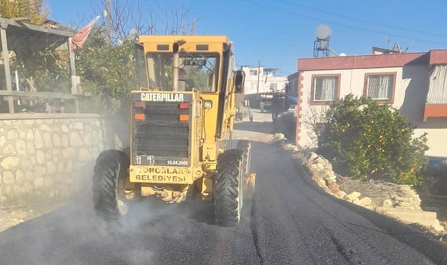 Toroslar'da yollar yenileniyor