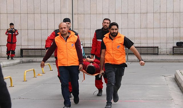 TÖTM'de Deprem Tatbikatı gerçekleştirildi