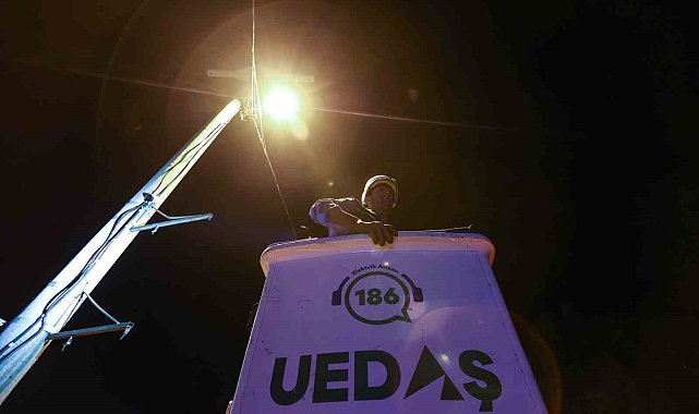 UEDAŞ ekipleri yılbaşında kesintisiz enerji için görev başında