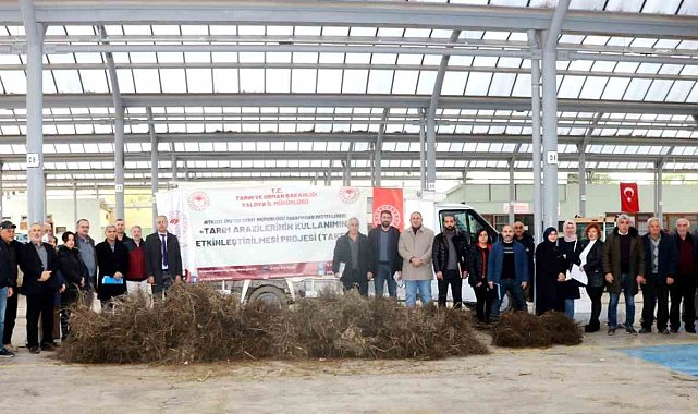 Yalova'da çiftçilere Trabzon hurması ve ceviz fidanı dağıtıldı