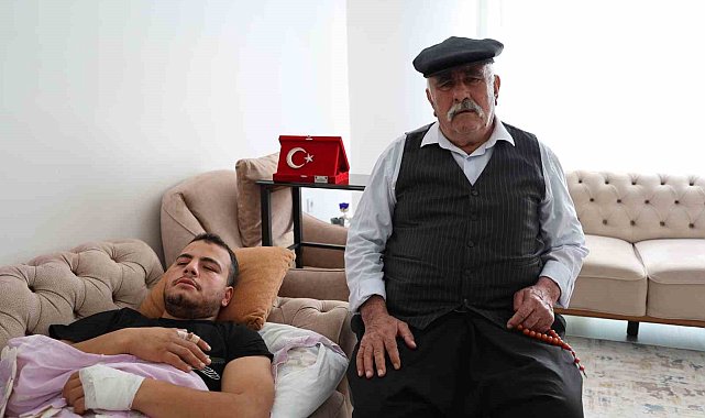 Yaralı askerin dedesi Mehmet Gürbak: "74 torunum var, 5 tanesi cephede"