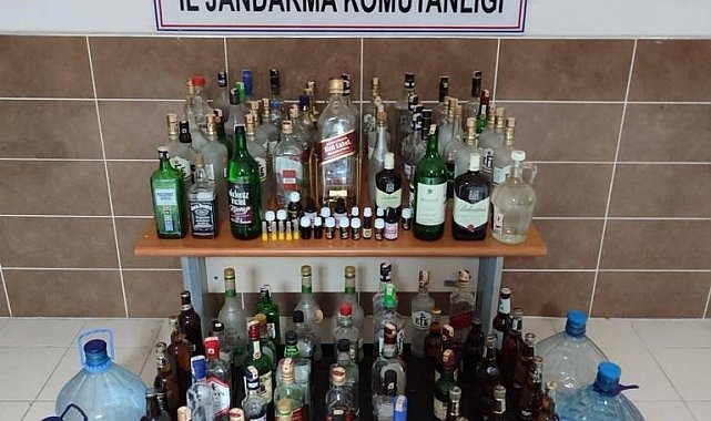 Yılbaşı önce jandarmadan kaçak alkol üretimine darbe