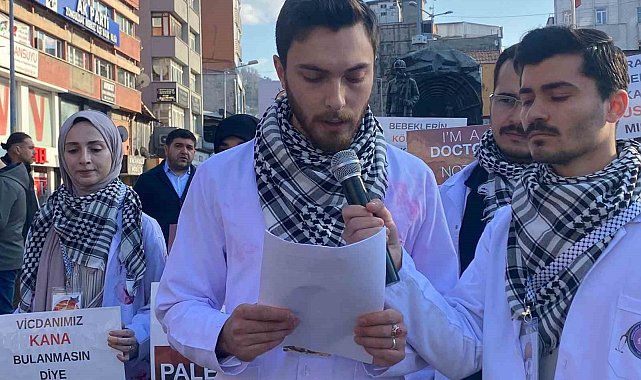 Zonguldak'ta doktorlardan sessiz yürüyüş
