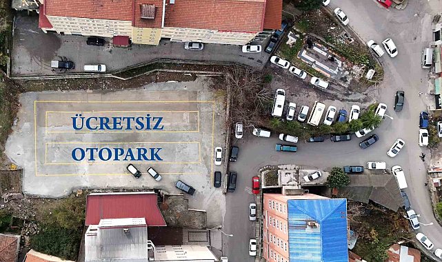 Zonguldak'ta yeni ücretsiz otopark alanı açılıyor