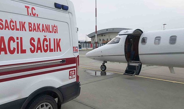 15 günlük bebek için ambulans uçak havalandı