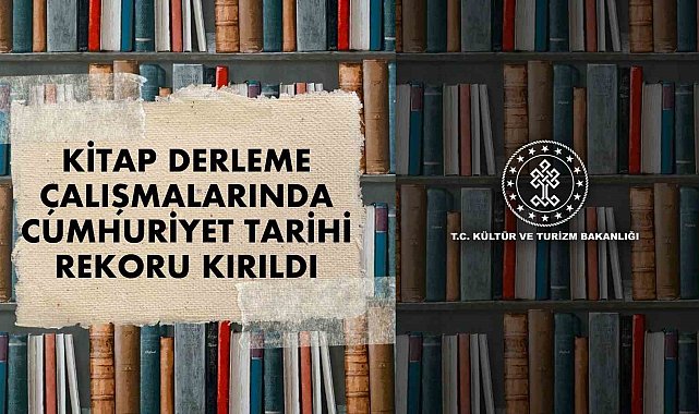 2023 yılında 105 bin 978 kitap derlendi