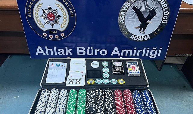 2023 yılında Adana'da polis "oyuncu" kılığına girip 381 kumarhane bastı