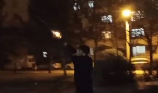 ''Nerde bu benim diyen abiler'' diyerek havaya ateş açtı