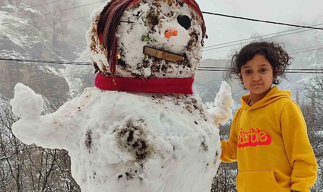 'Kardan kadın' yaptılar