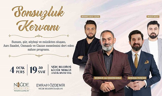 'Sonsuzluk Kervanı' Niğde'de mola verecek