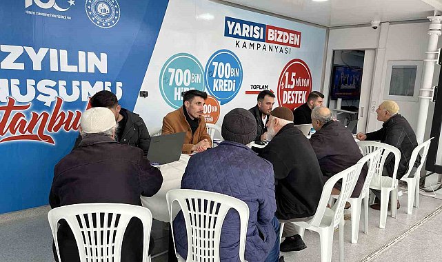 'Yarısı Bizden' kampanyası bilgilendirme tırlarına yoğun ilgi