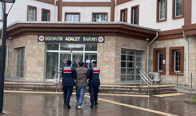 8 yıl 15 ay 7 gün hapis cezası ile aranan şahsı jandarma yakaladı