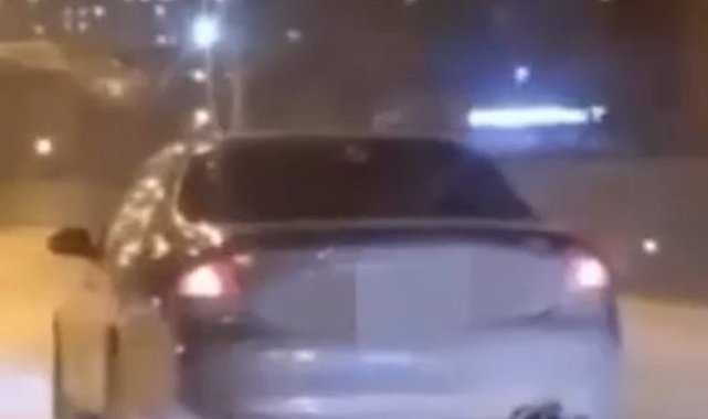 Abartı egzozlu aracıyla yaptığı şov pahalıya patladı