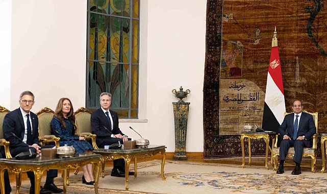 ABD Dışişleri Blinken, Mısır Cumhurbaşkanı es-Sisi ile görüştü