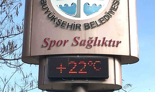 Adana'da termometreler 22 dereceyi gösterdi