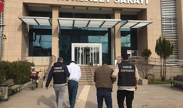 Adıyaman'da uyuşturucu operasyonu: 3 tutuklama