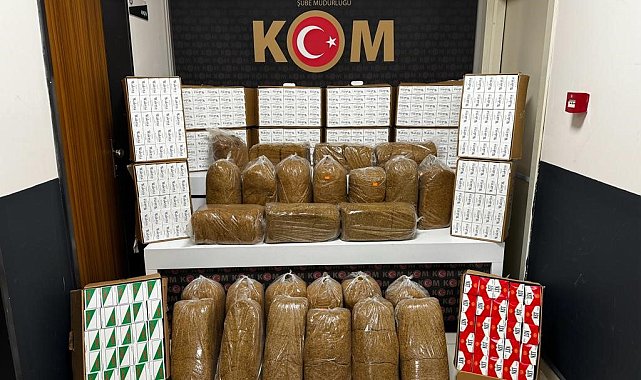 Afyonkarahisar'da kaçak tütün operasyonu