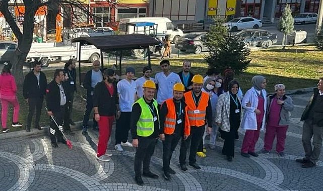 Ağız Diş Sağlığı Uygulama ve Araştırma Merkezinde deprem, yangın ve bina tahliye tatbikatı