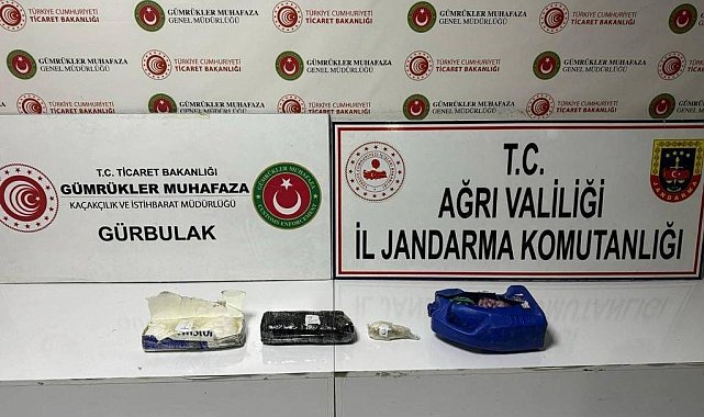 Ağrı'da çok sayıda uyuşturucu madde ele geçirildi