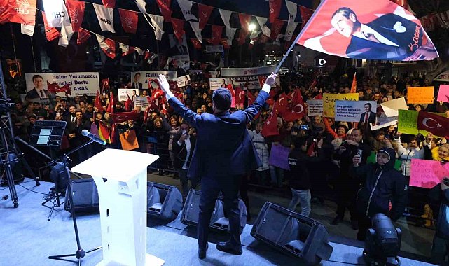 Ahmet Aras'a coşkulu karşılama