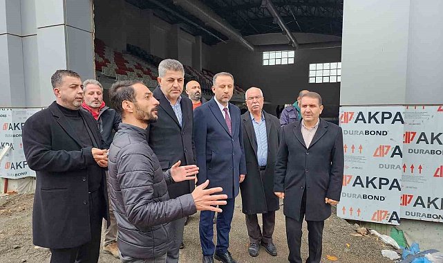 AK Parti heyeti Kahta'daki yatırımları yerinde inceledi