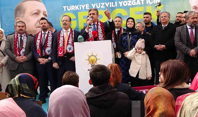 AK Parti Yozgat Belediye Başkan adayı Celal Köse'ye coşkulu karşılama