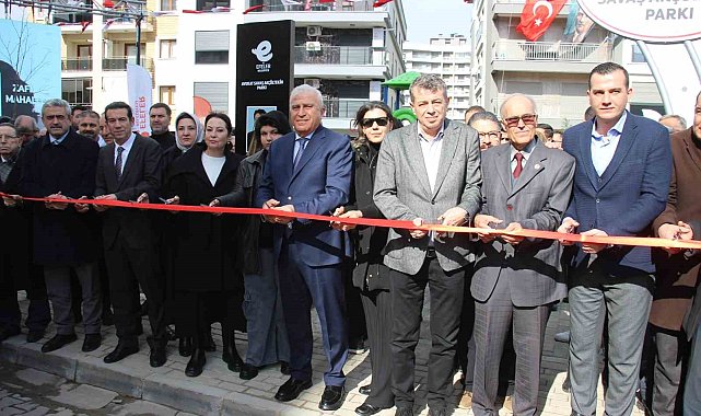Akçöltekin'in adının verildiği park düzenlenen tören ile açıldı