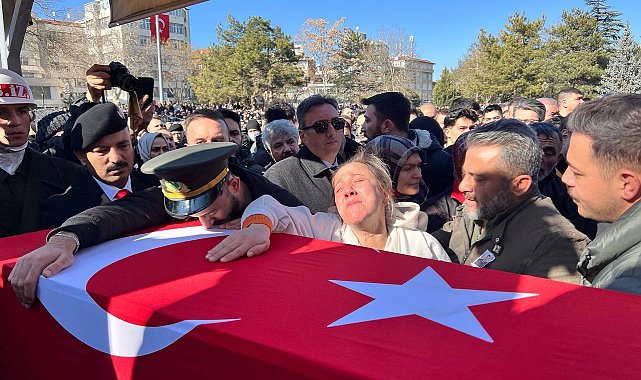 Aksaraylı şehit üsteğmen gözyaşlarıyla son yolculuğuna uğurlandı