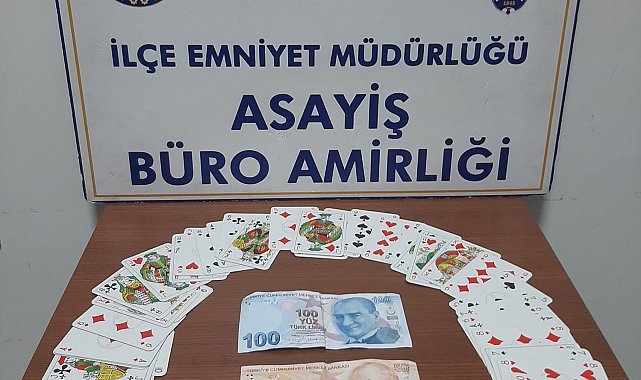 Akşehir'de kumar baskını: 20 bin 275 lira ceza