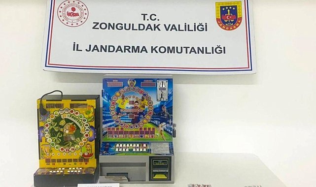 Alaplı'da uyuşturucu ve kumar makinesi operasyonu