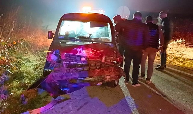 Alkollü sürücü şarampole uçtu: 3 yaralı